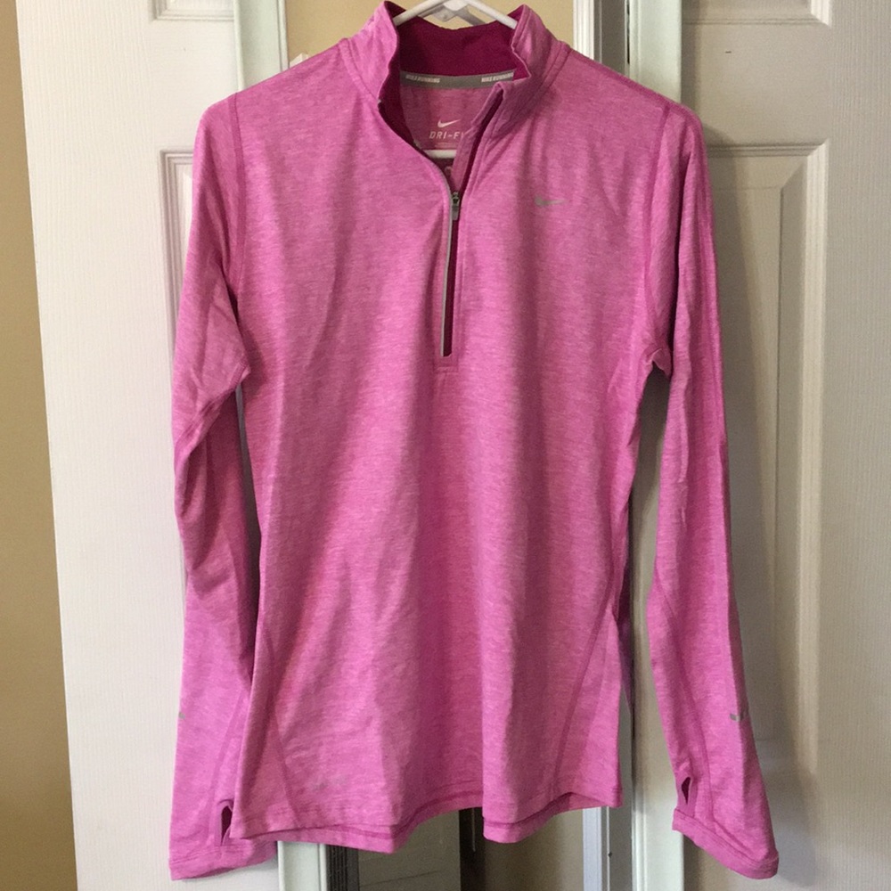 Nike Running half zip long sleeve shirt